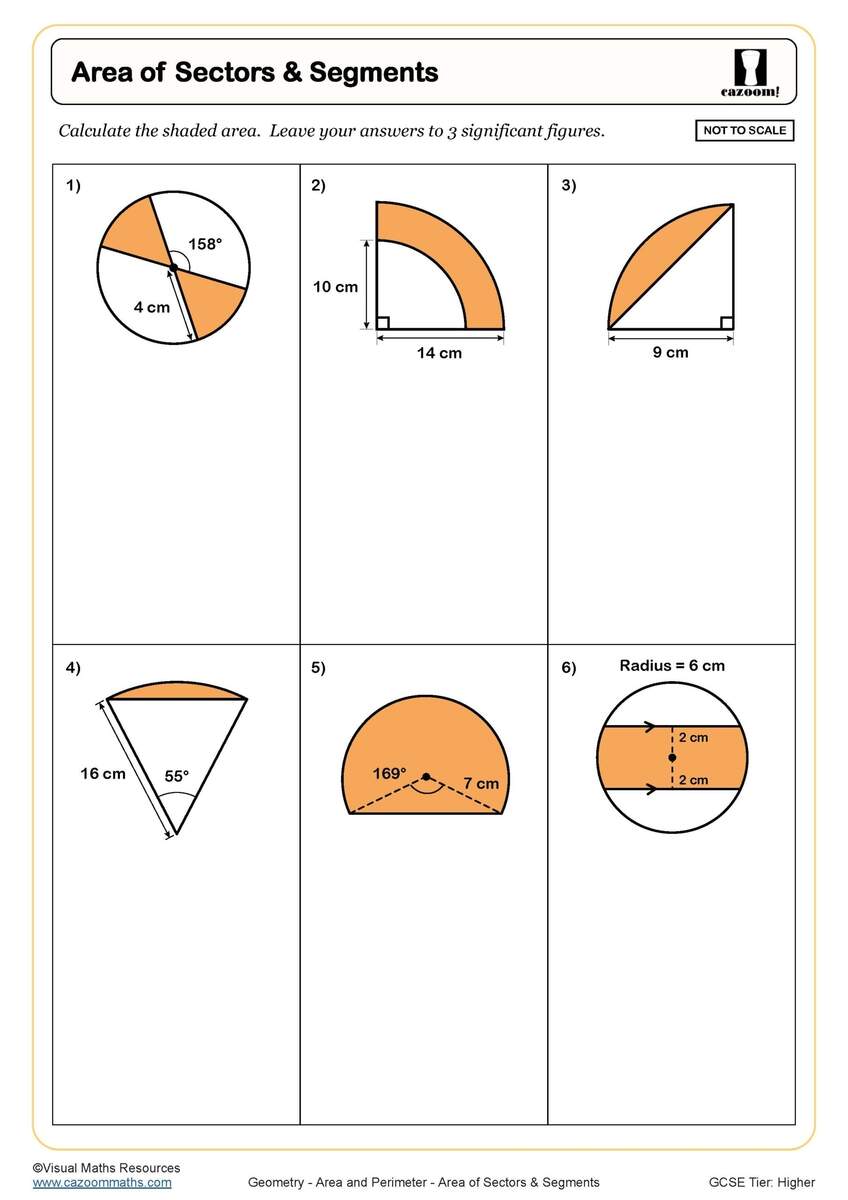 Year 10 Circles Worksheets PDF Printable Worksheets